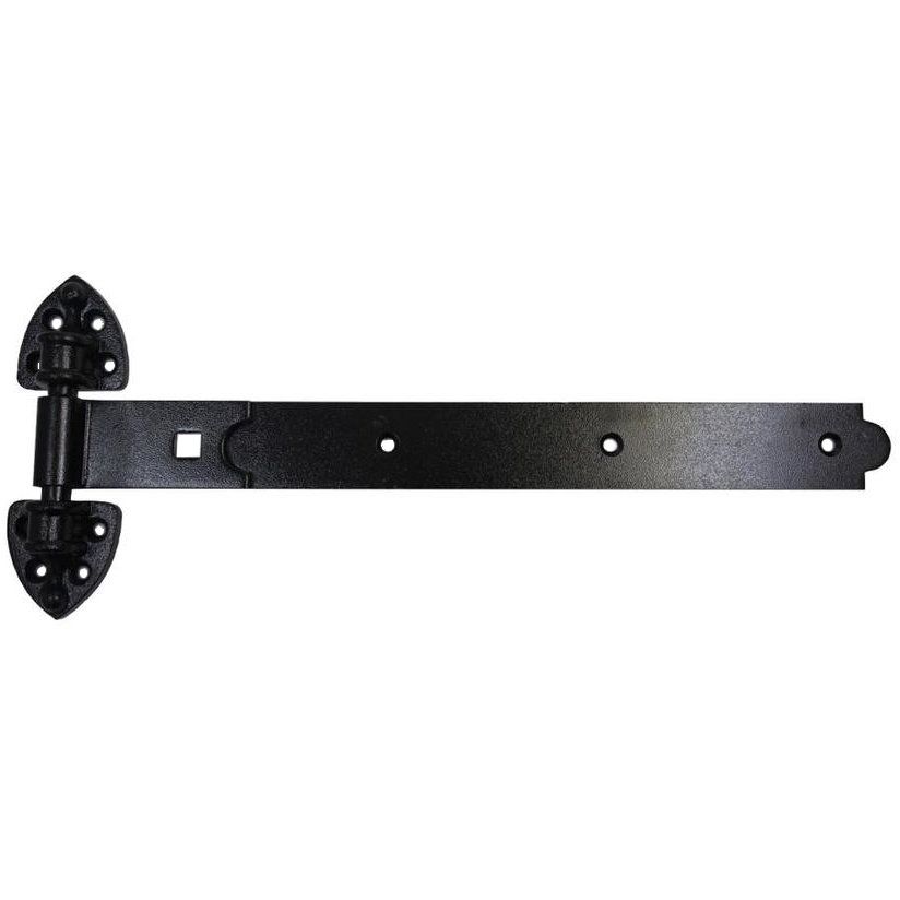 GatePro 5093003  12" Heavy Reversible Gate Hinges - Black Finish - 1 Pair