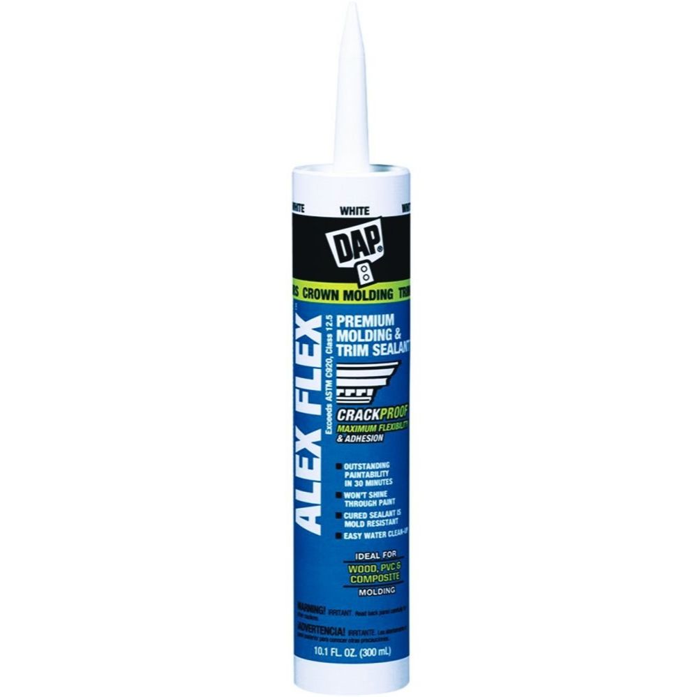 DAP 18542  Alex Flex Molding Trim Caulk Latex White 1