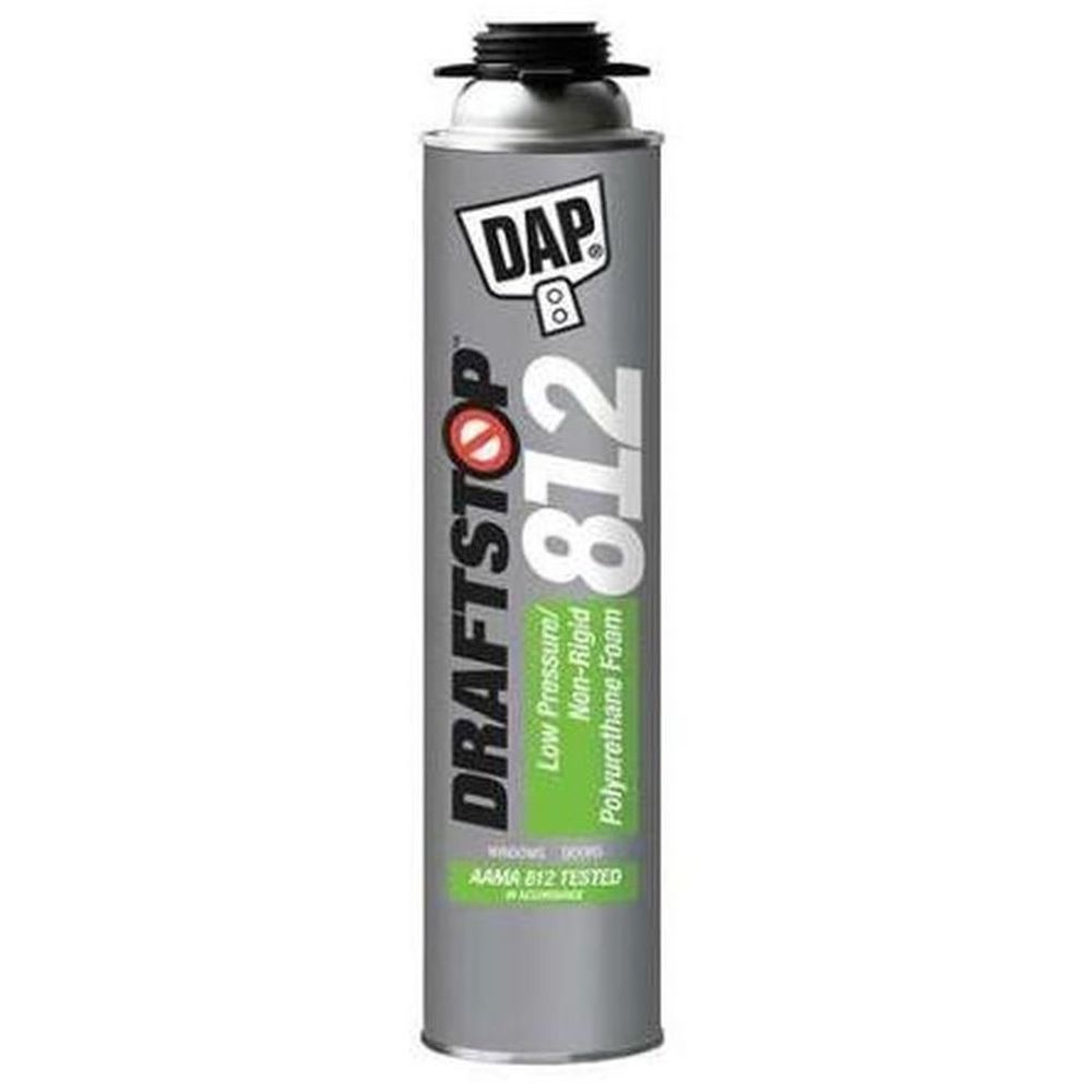 DAP 80812  Draftstop 812 Low Pressure Polyurethane Door and Window Foam Gun Grade - White 26-oz