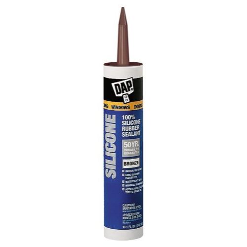 DAP 08647  Silicone Multi-Purpose Sealant - Bronze 9.8-oz Cartridge