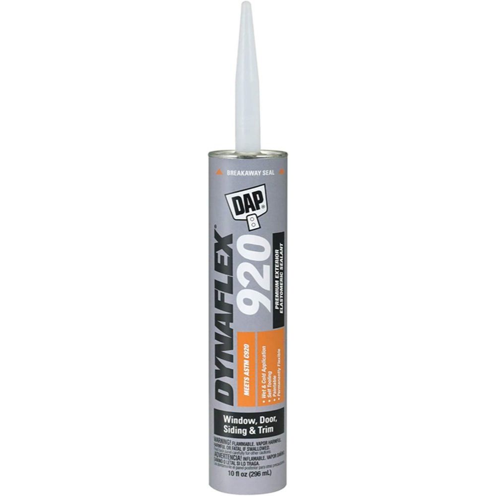 DAP 89200  Dynaflex 920 Premium Exterior Elastomeric Sealant - White (WT098) 10-oz