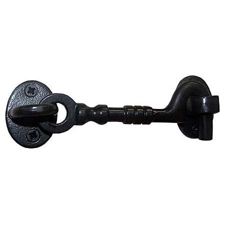 GatePro 5591003  4" Antique Cabin Hook - Dull Black Finish