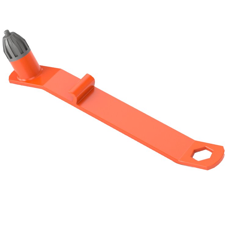 Dude Tools AD1  All-N-One Dude Chuck Key / Saw Wrench
