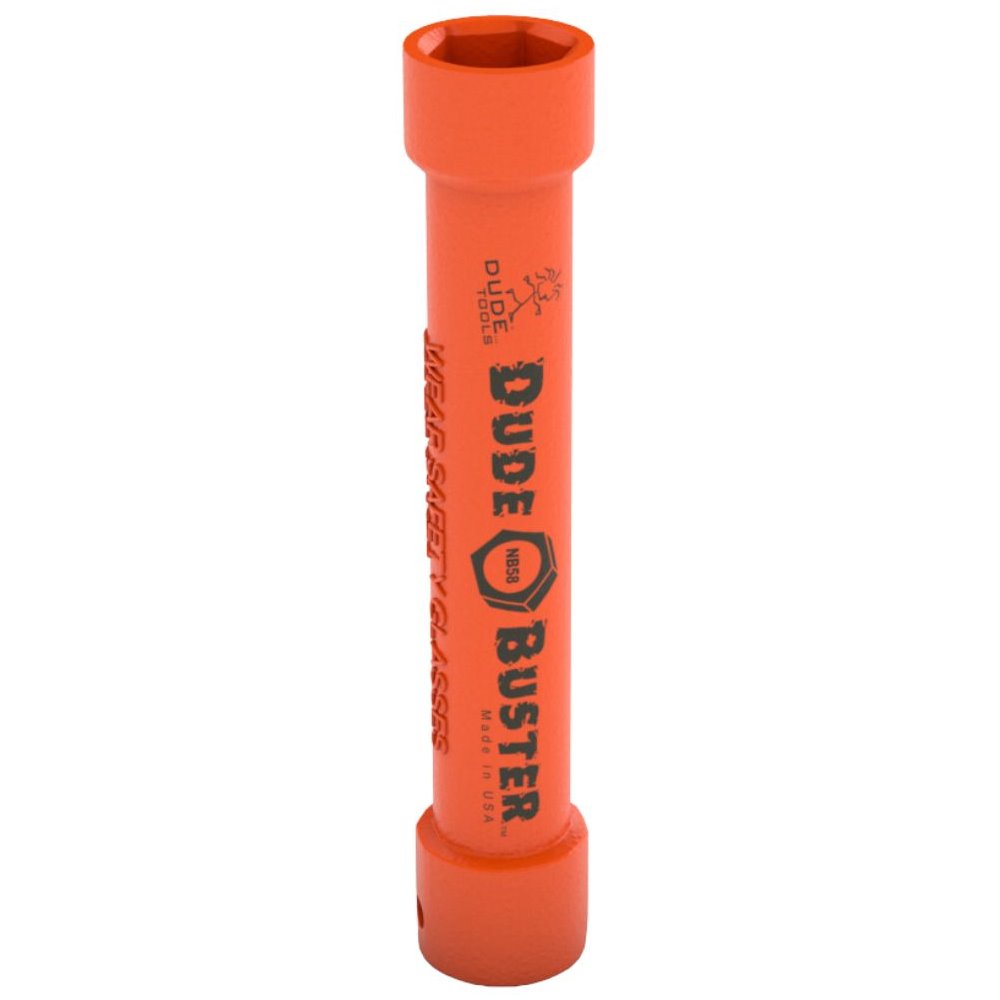 Dude Tools NB58 Nut Buster Socket 15/16" High Impact Deep Socket with 1/2" Drive and 7" Bolt travel Length (for 5/8" bolt or stud) Dude Tools NB58 Nut Buster Socket 15/16" High Impact Deep Socket with 1/2" Drive and 7" Bolt travel Length (for 5/8" bolt or stud)