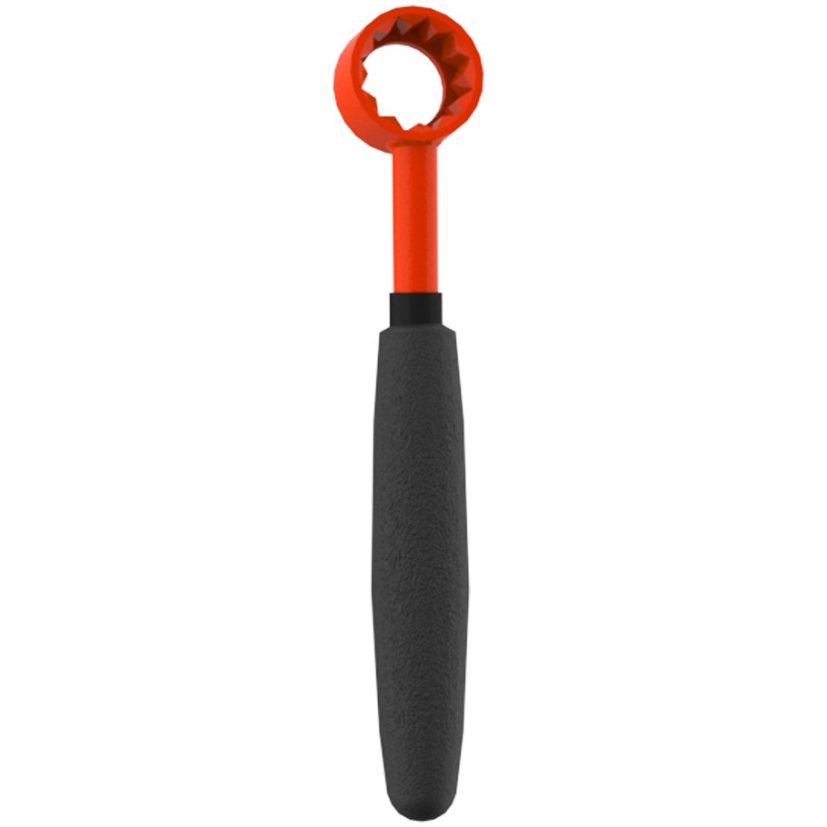 Dude Tools NBW34  Nut Buster Wrench 1-1/8" Box Wrench with Comfort Grip (for 3/4" bolt or stud)