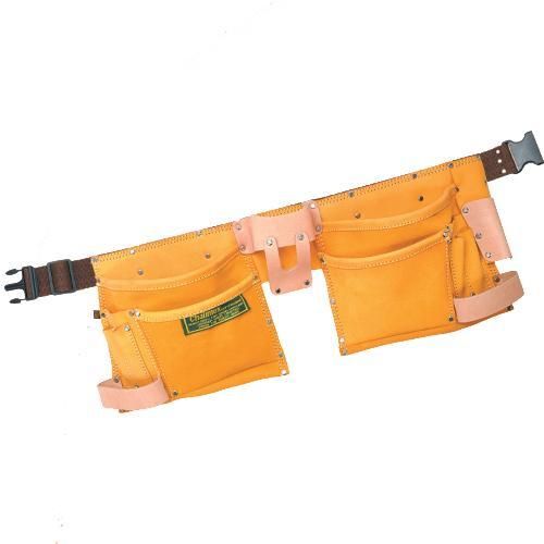 Chalimex DT 1110  12 Pocket Flat Stitched Work Apron With Web Belt Quick Release Buckle