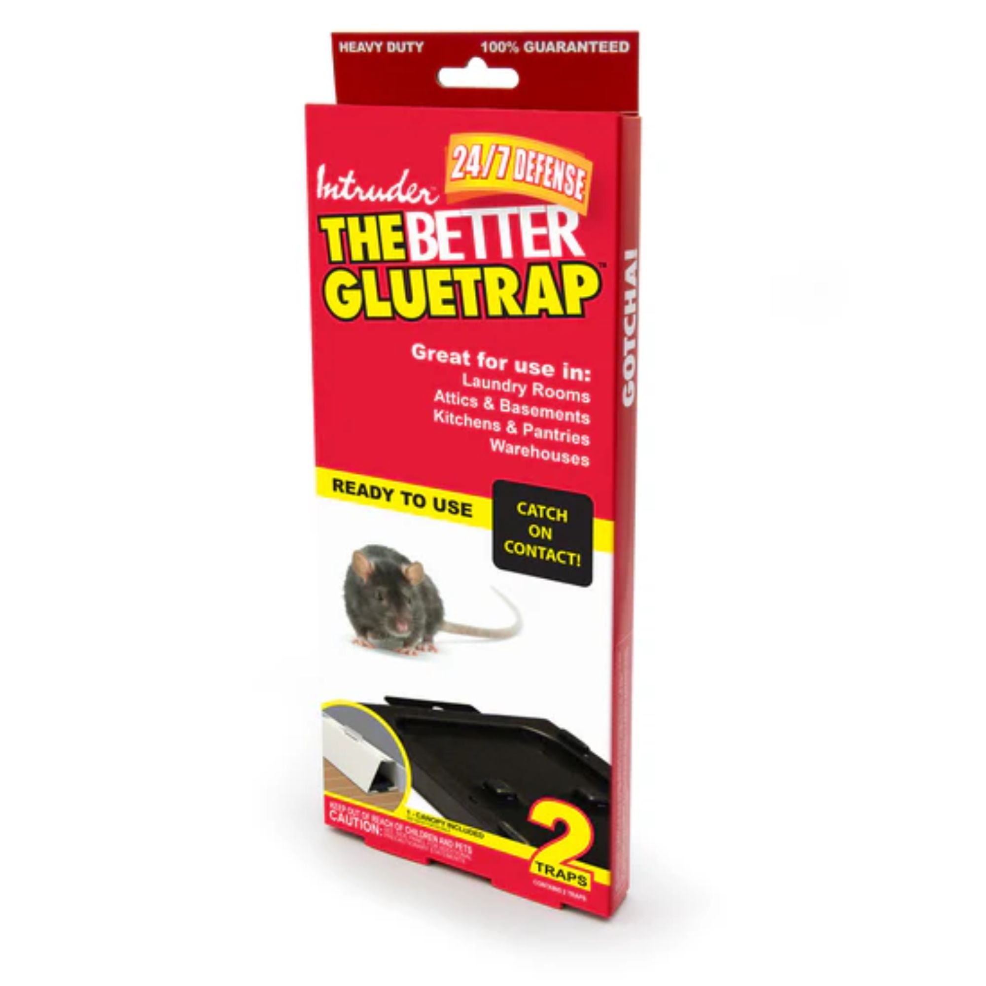 Intruder 17510  The Better Glue Trap for Regular Temperature with Canopy Large 2 Pack