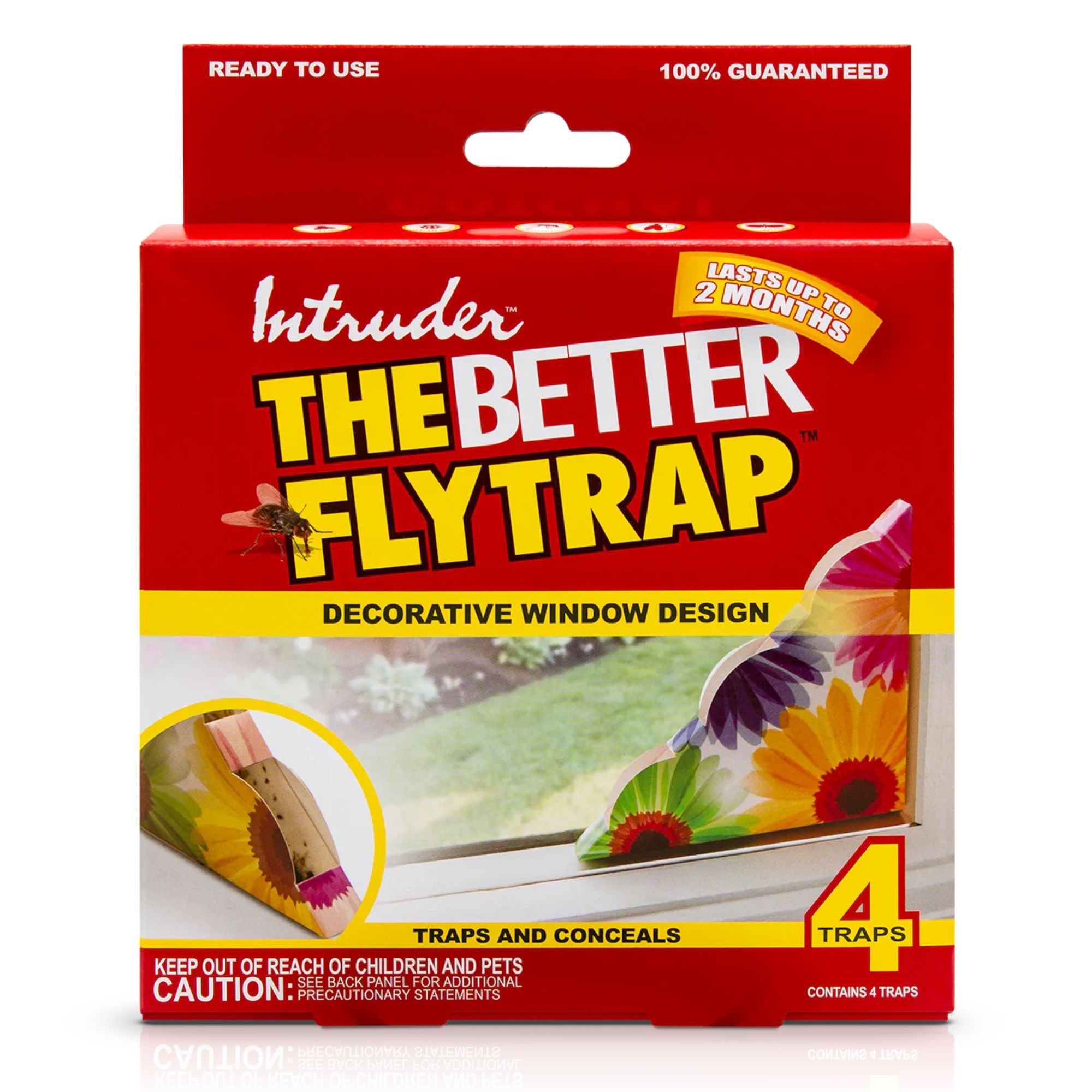 Intruder 21080  The Better Flytrap 4 Pack