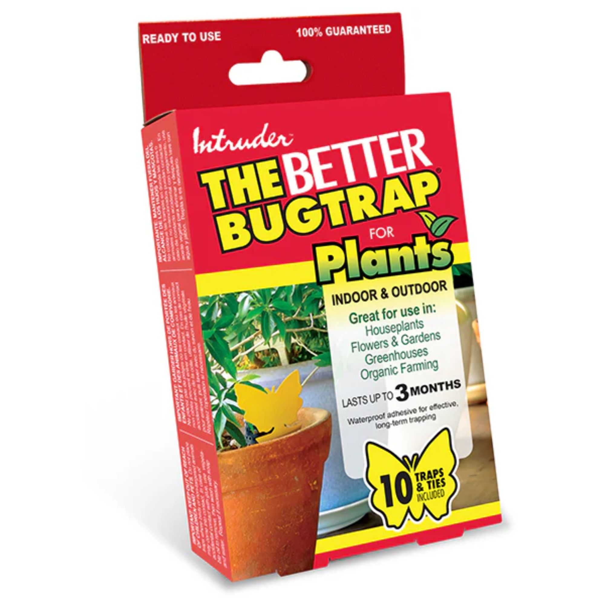 Intruder 21085 The Better Bugtrap for Plants with Hangties 10 Pack Intruder 21085 The Better Bugtrap for Plants with Hangties 10 Pack