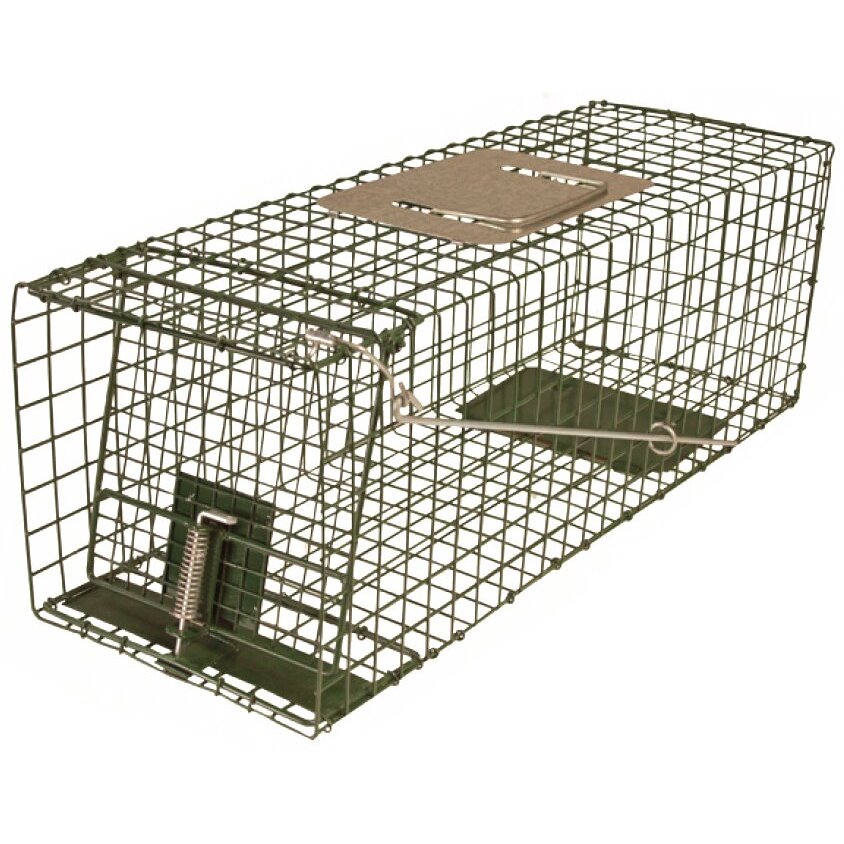 Intruder 24215 Relocator Live Trap - Large Assembled Easy Set & Release with Bayonet Latch 36" x 11" x 11" Intruder 24215 Relocator Live Trap - Large Assembled Easy Set & Release with Bayonet Latch 36" x 11" x 11"