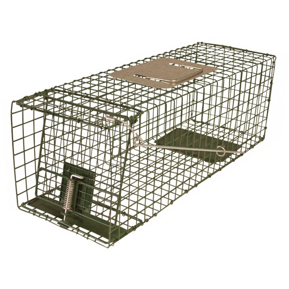 Intruder 24225 Relocator Live Trap - X-Large Assembled Eeasy Set & Release with Bayonet Latch 42" x 14" x 14" Intruder 24225 Relocator Live Trap - X-Large Assembled Eeasy Set & Release with Bayonet Latch 42" x 14" x 14"
