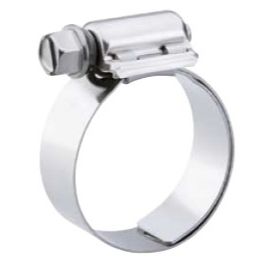 Breeze 9206 Aero-Seal Liner Clamps with Plated Screw Effective Diameter Range: 7/16" - 25/32" (11mm - 20mm) 10 Clamps per Box Breeze 9206 Aero-Seal Liner Clamps with Plated Screw Effective Diameter Range: 7/16" - 25/32" (11mm - 20mm) 10 Clamps per Box