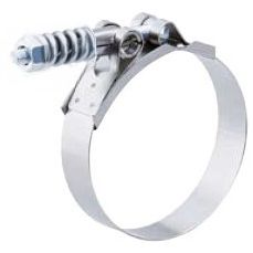 Breeze B9226-0450  Standard Duty Spring Loaded T-Bolt Clamp Effective Diameter Range: 4.5" - 4.81" (114.3mm - 122.2mm)