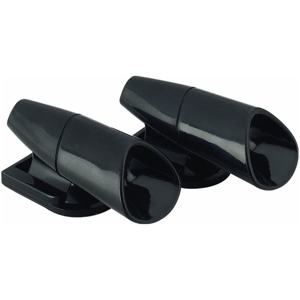 Bell Automotive 01000 Deer Alert Warning Whistles - Pair Black Bell Automotive 01000 Deer Alert Warning Whistles - Pair Black