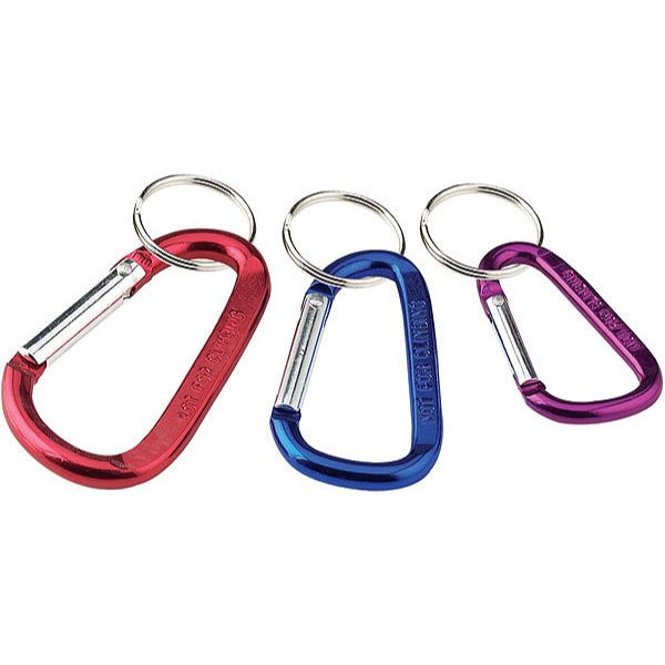Bell Automotive 07249 Carabiner Key Chains - 3 per Package Bell Automotive 07249 Carabiner Key Chains - 3 per Package