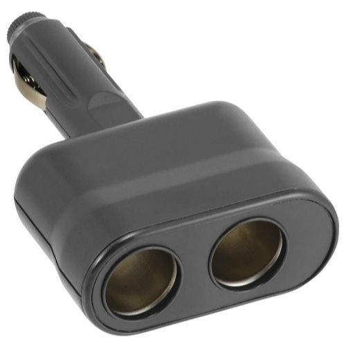 Bell Automotive 39010  Double Socket 12-Volt Accessory - Lighter Plug Direct Adapter - Black