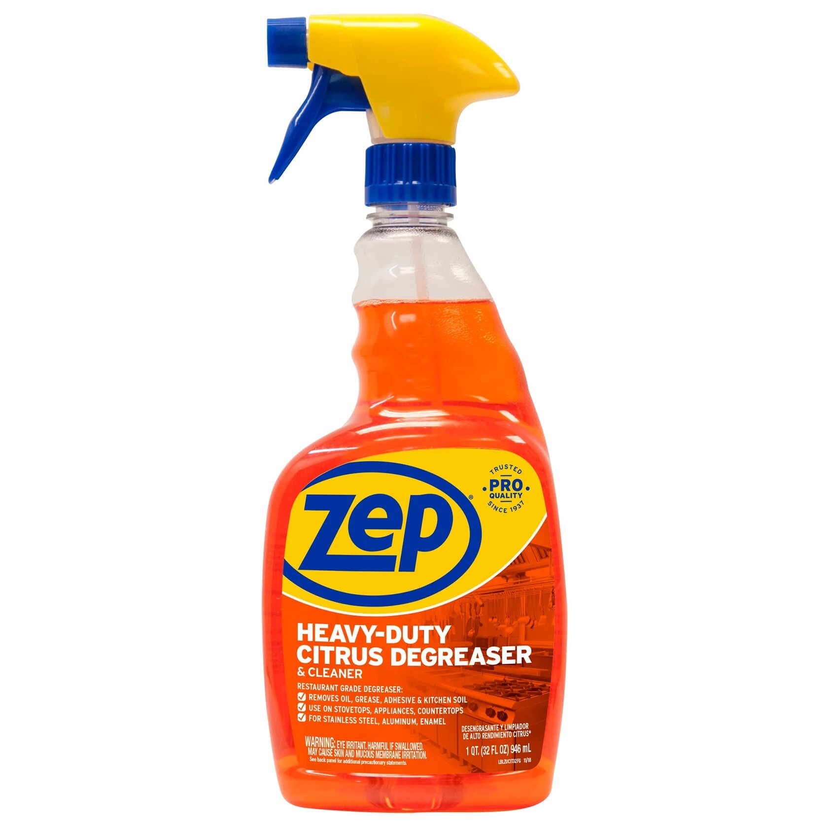 Zep Commercial ZUCIT32  Heavy-Duty Citrus Degreaser - 32-oz Bottle