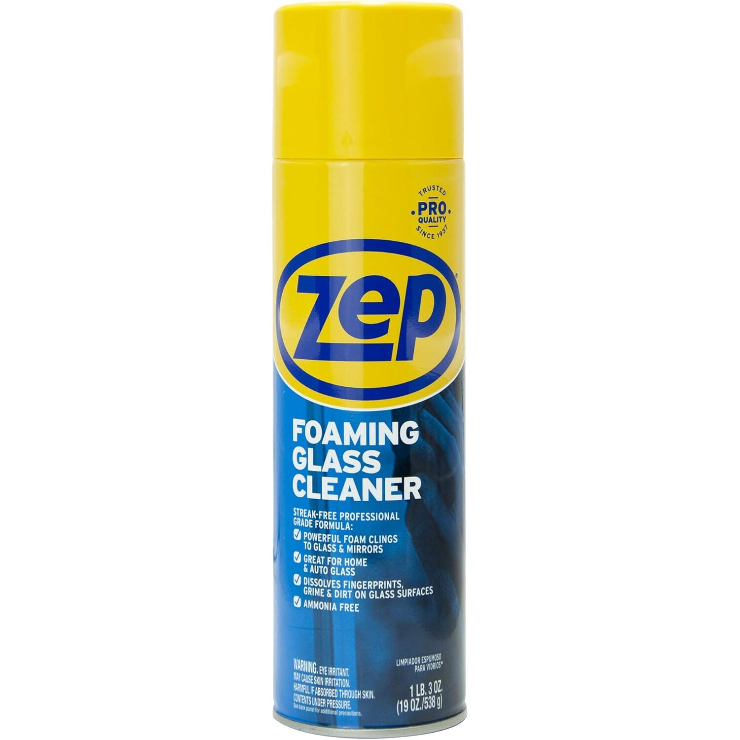 Zep Commercial ZUFGC19  Foaming Glass Cleaner - 19 oz