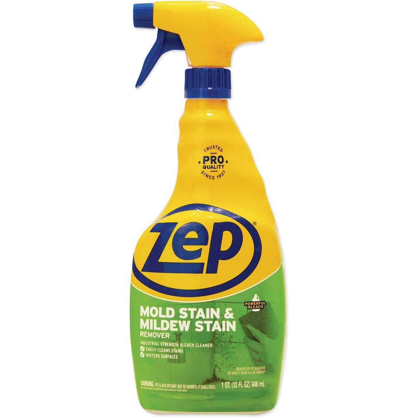 Zep Commercial ZUMILDEW32  Mold & Mildew Stain Remover - 32-oz Bottle