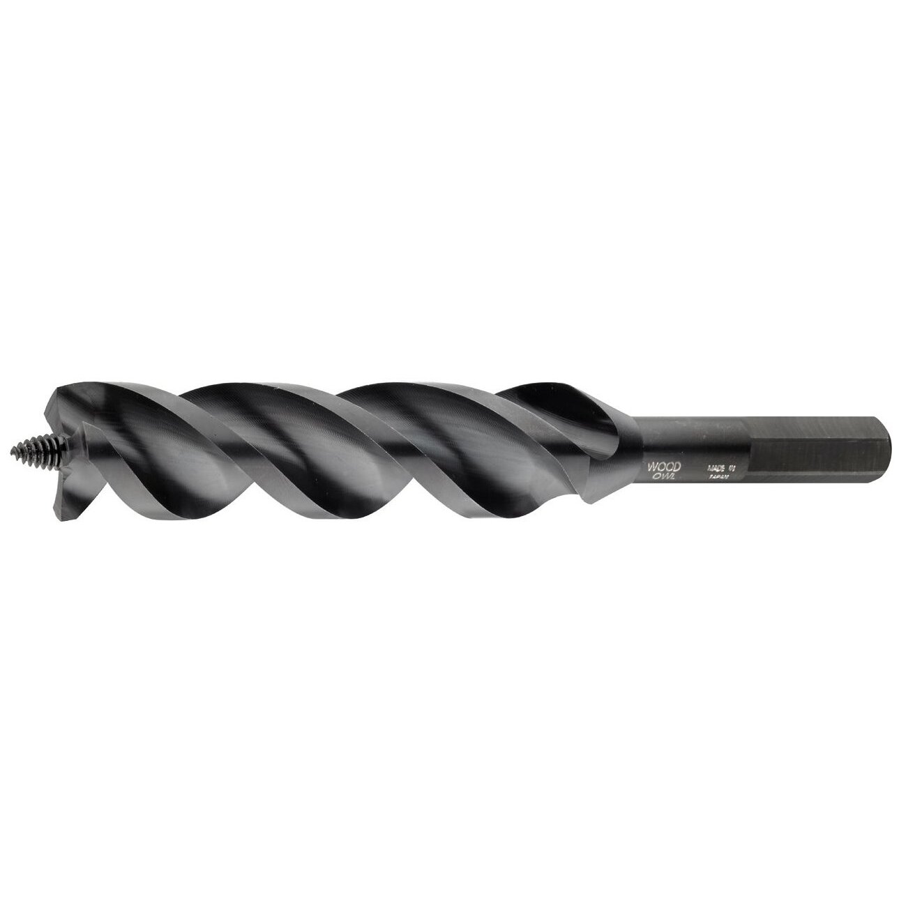 WoodOwl 03705  1/2" x 7-1/2" Tri-Cut Nail Chipper Ship Auger Bit