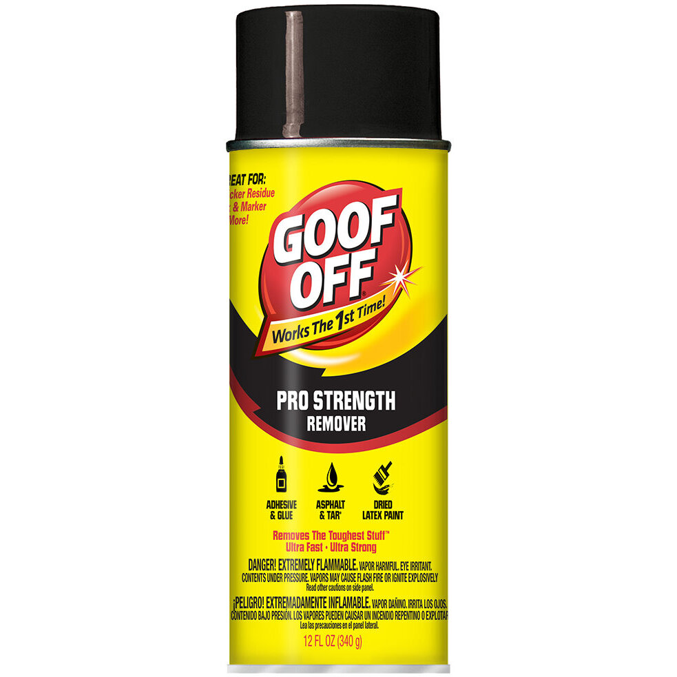 Goof Off FG658  Pro Strength Remover 12 Oz Aerosol