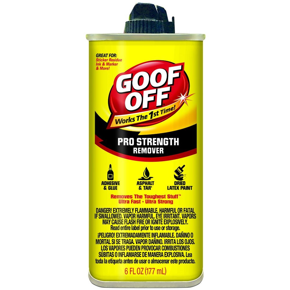 Goof Off FG661 Professional Strength Remover 6oz Goof Off FG661 Professional Strength Remover 6oz