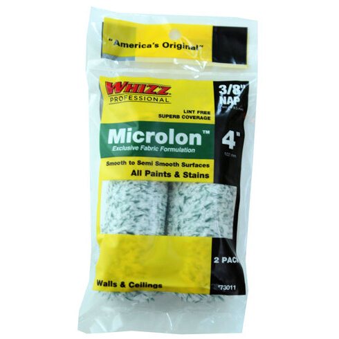 Whizz 73011   Microlon 4" x 3/8" Roller Cover 2 per Package