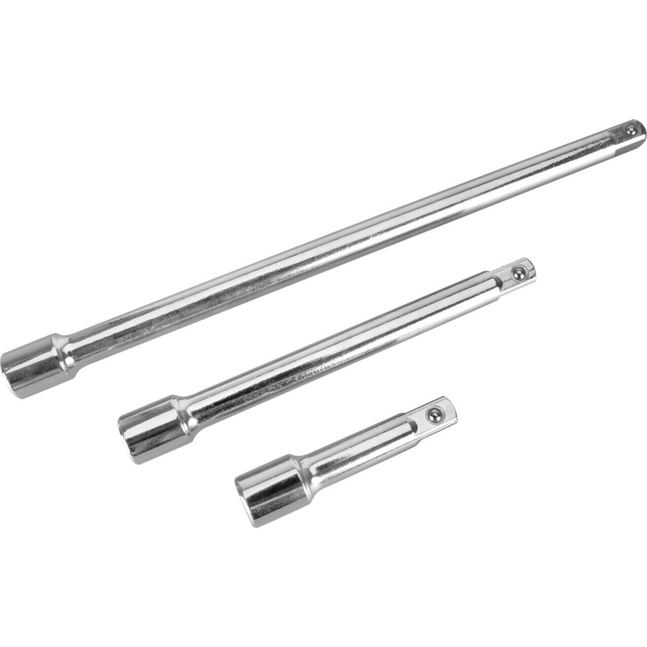 Performance Tool 1408  3 Piece 3/8 Inch Drive Extension Set (3",6" and 10")