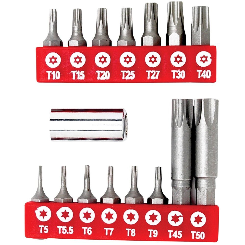 Performance Tool 1416  16 Piece Star Bit Set