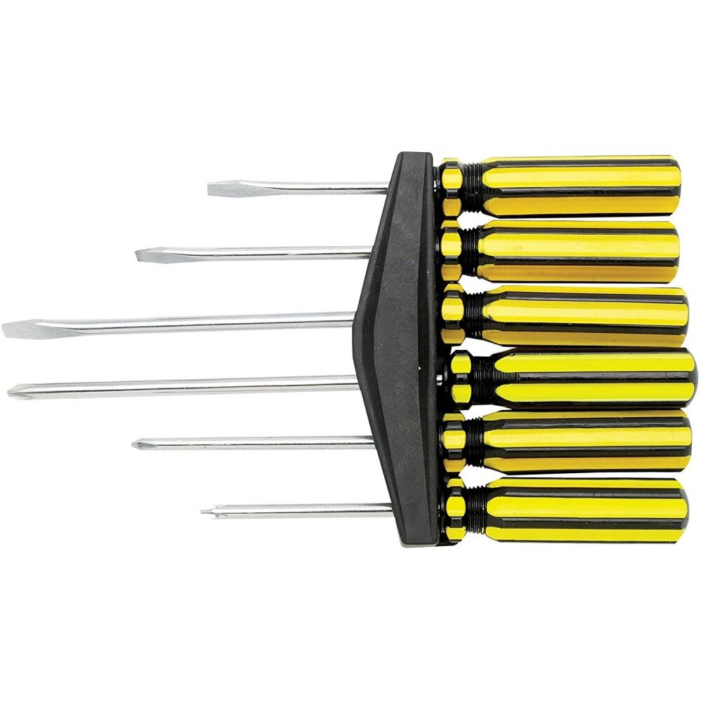 Performance Tool 1419 6 Piece Screwdriver Set with Holder Performance Tool 1419 6 Piece Screwdriver Set with Holder
