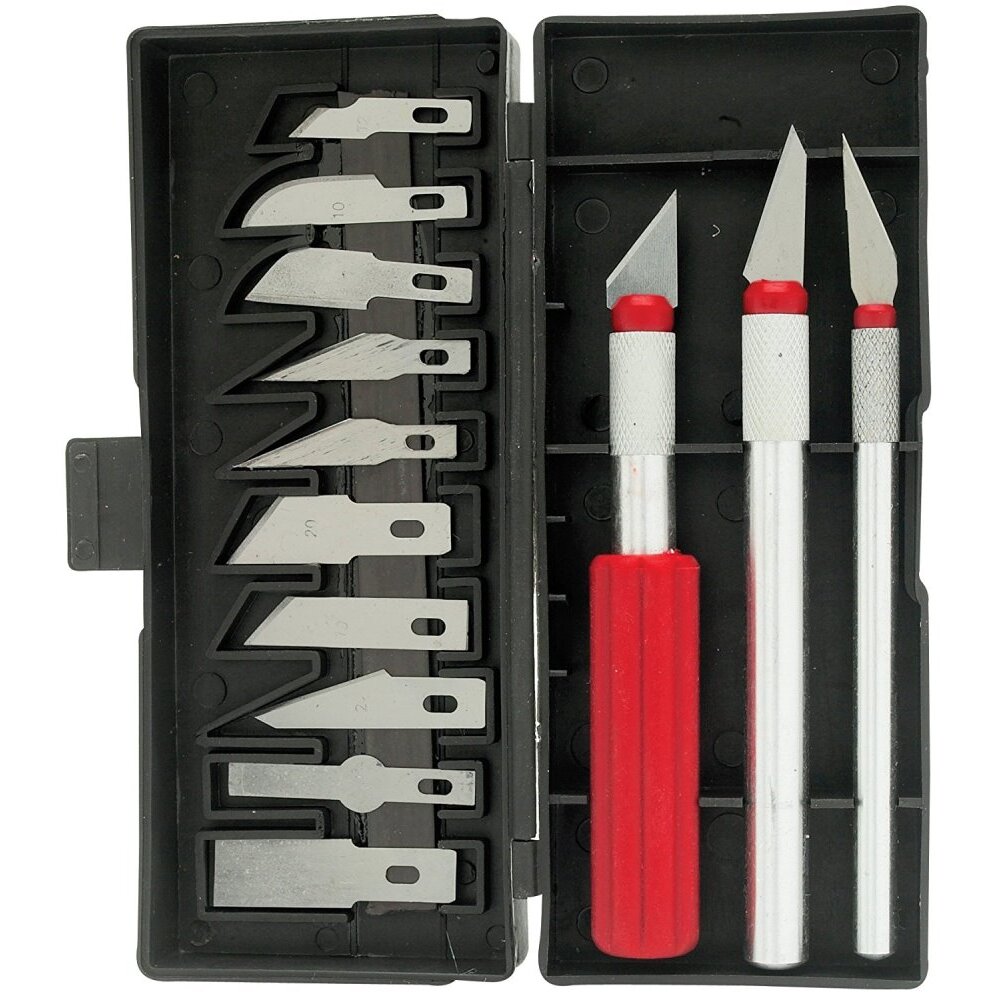 Performance Tool 1440  13 Piece Hobby Knife Set