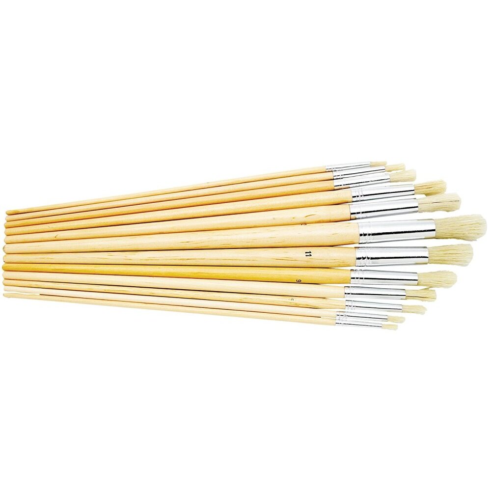 Performance Tool 1451 12 Piece Long Handle Artist Brush Set Performance Tool 1451 12 Piece Long Handle Artist Brush Set