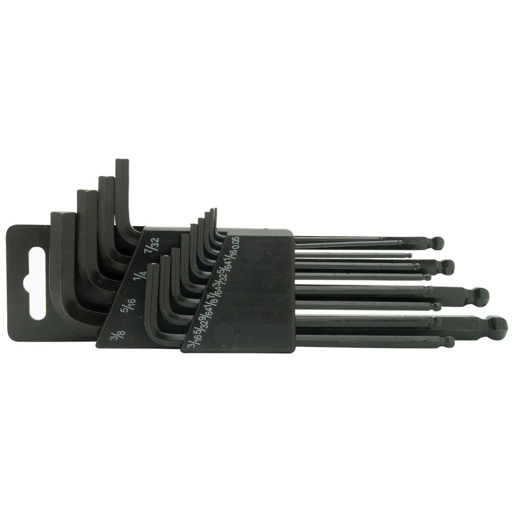 Performance Tool 1900  13 Piece Ball End SAE Hex Key Set