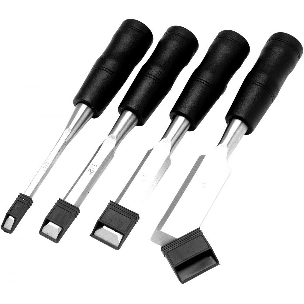 Performance Tool 1924  4 Piece Wood Chisel Set - 1/4" to 1"