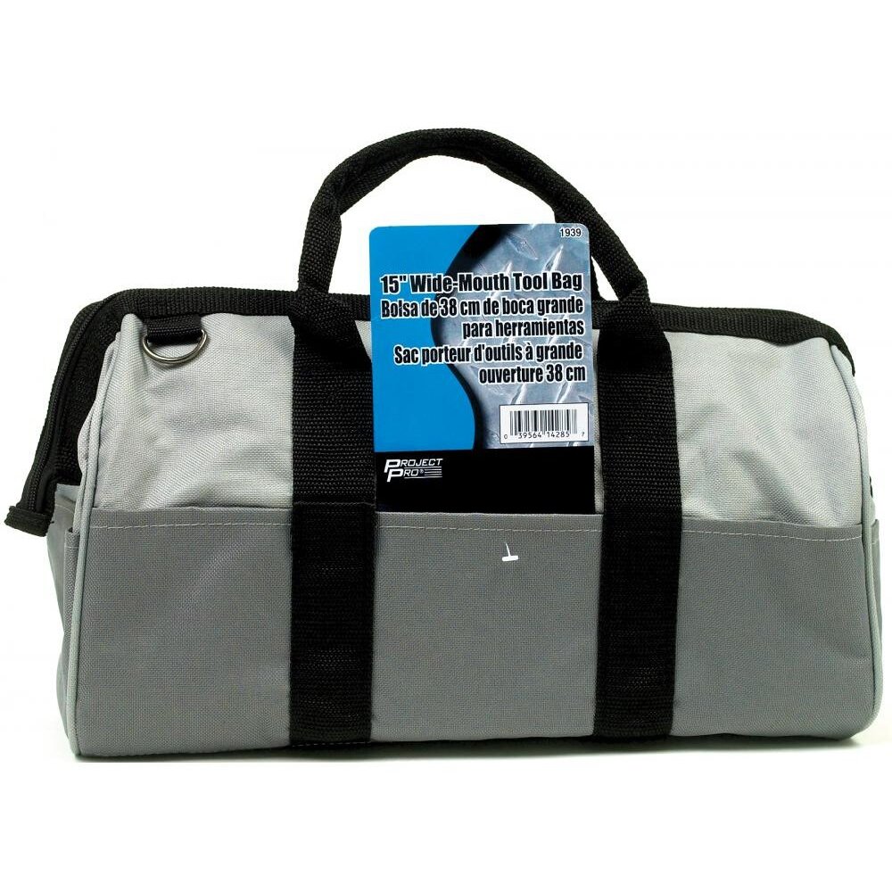 Performance Tool 1939  15 Inch Wide-Mouth Tool Bag