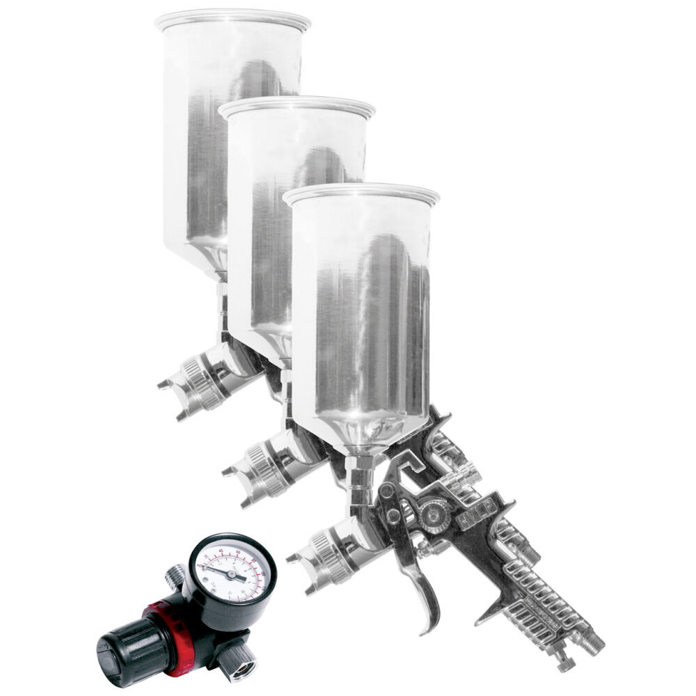 Performance Tool M707  3 Piece Production Spray Gun Set