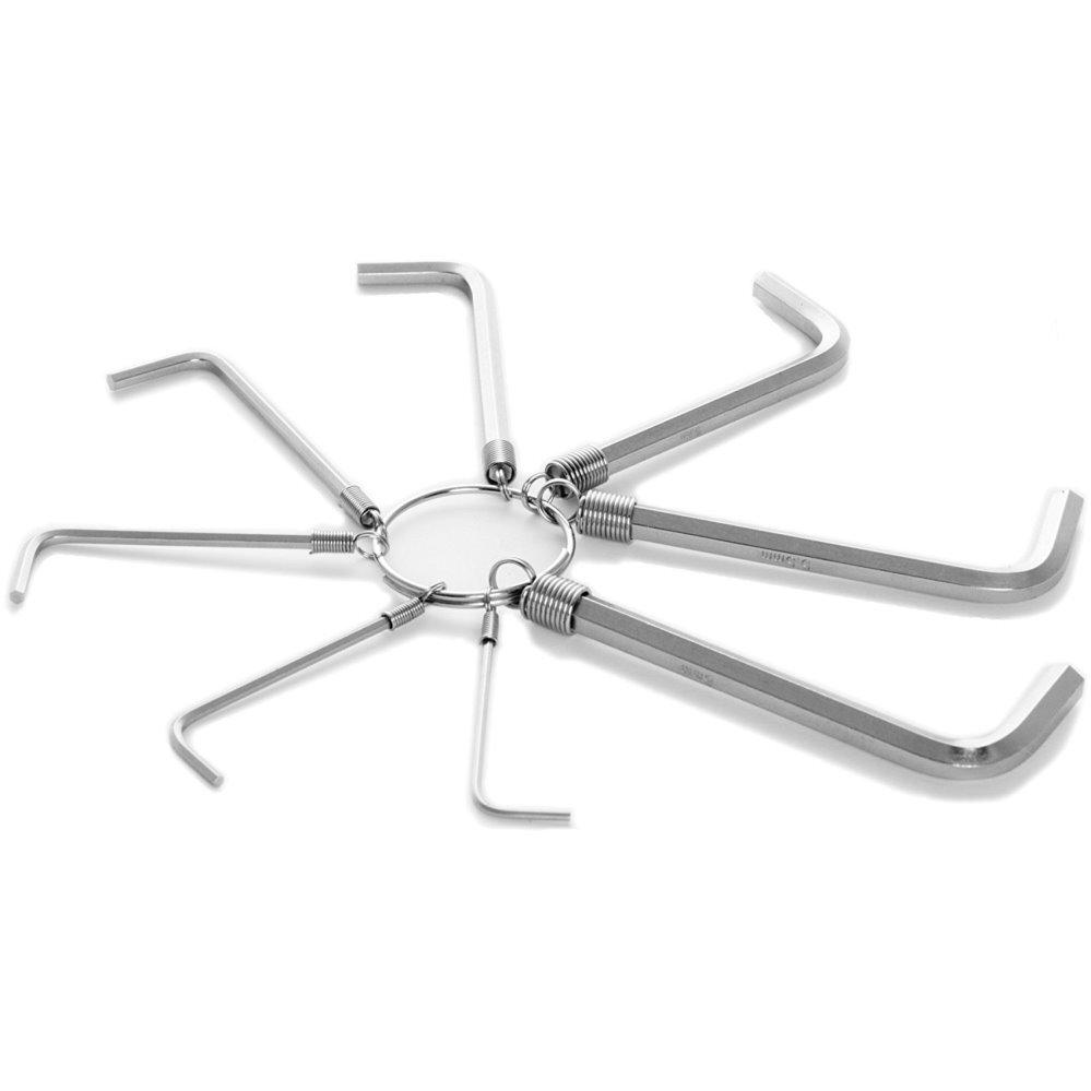 Performance Tool W1108C  8 Piece Metric Hex Key Wrench Ring Set (1.5mm to 6mm)