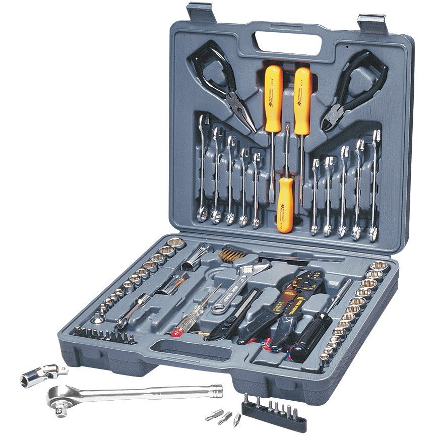 Performance Tool W1193  119 Piece Multi-Use Hand Tool Set with Case