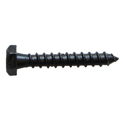 GatePro R060503  1/4" x 2" Hex Screw with Black Finish - 18 per Package