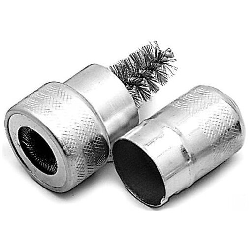 Performance Tool W147C  Metal Battery Terminal and Post Cleaner Stailess Steel Brushes - Carded