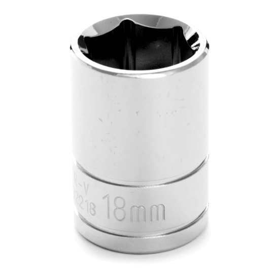 Performance Tool W32218  1/2" Drive 18mm 6 Point Socket