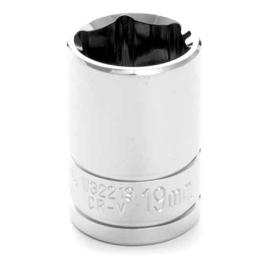 Performance Tool W32219 1/2" Drive 19mm 6 Point Socket Performance Tool W32219 1/2" Drive 19mm 6 Point Socket