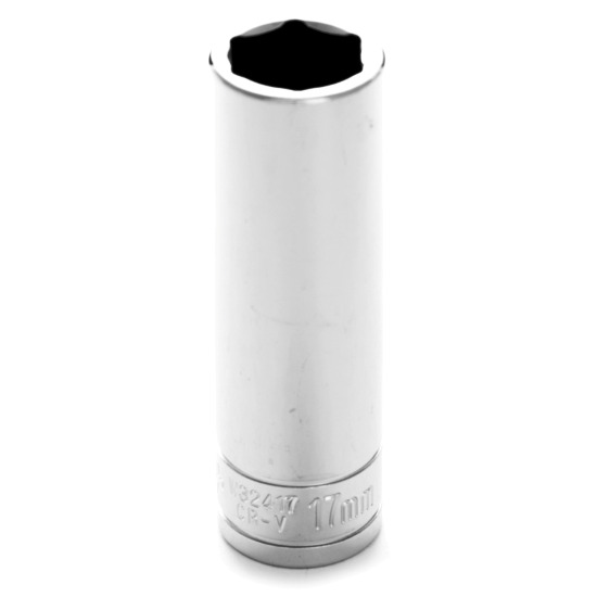 Performance Tool W32417  1/2" Drive 17mm 6 Point Deep Well Socket