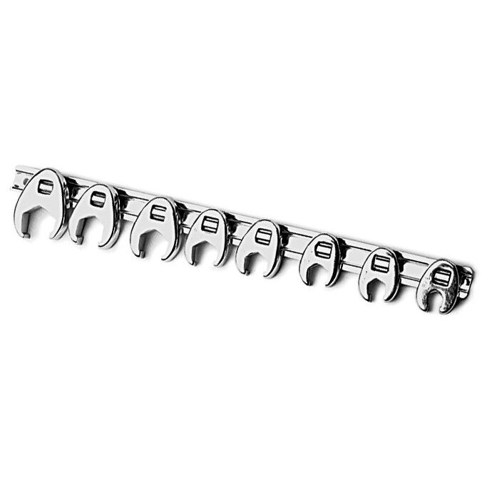 Performance Tool W352  8 Piece 3/8" Drive Metric Crows Foot Wrench Set (10mm to 22mm)
