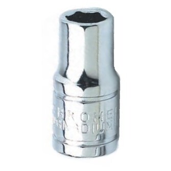 Performance Tool W36204  4mm Metric Size 6 Point 1/4" Drive Standard Socket