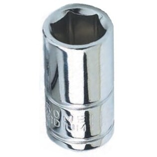 Performance Tool W36208  8mm Metric Size 6 Point 1/4" Drive Standard Socket