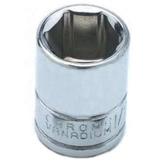 Performance Tool W36213  13mm Metric Size 6 Point 1/4" Drive Standard Socket