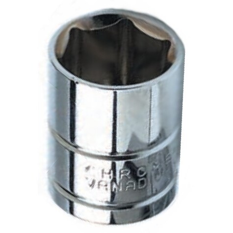 Performance Tool W38215  15mm Metric Size 6 Point 3/8" Drive Standard Socket