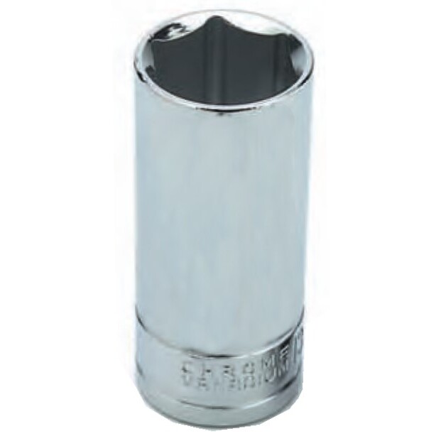 Performance Tool W38328  7/8" SAE Size 6 Point 3/8" Drive Deep Well Socket