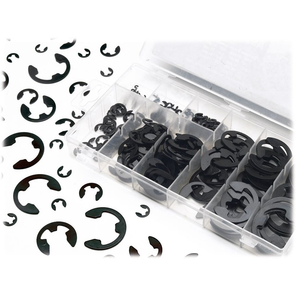 Performance Tool W5208  300 Piece E-Clip Retainer Assortment Kit